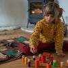 Little wooden toy colourful characters for free play | Conscious Craft